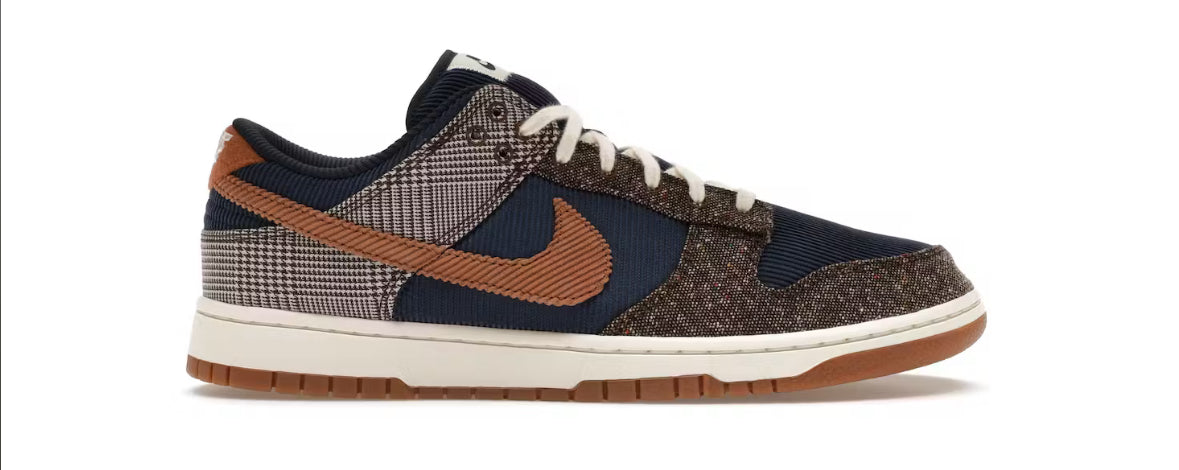 Tweed Corduroy Midnight Navy Dunk Low