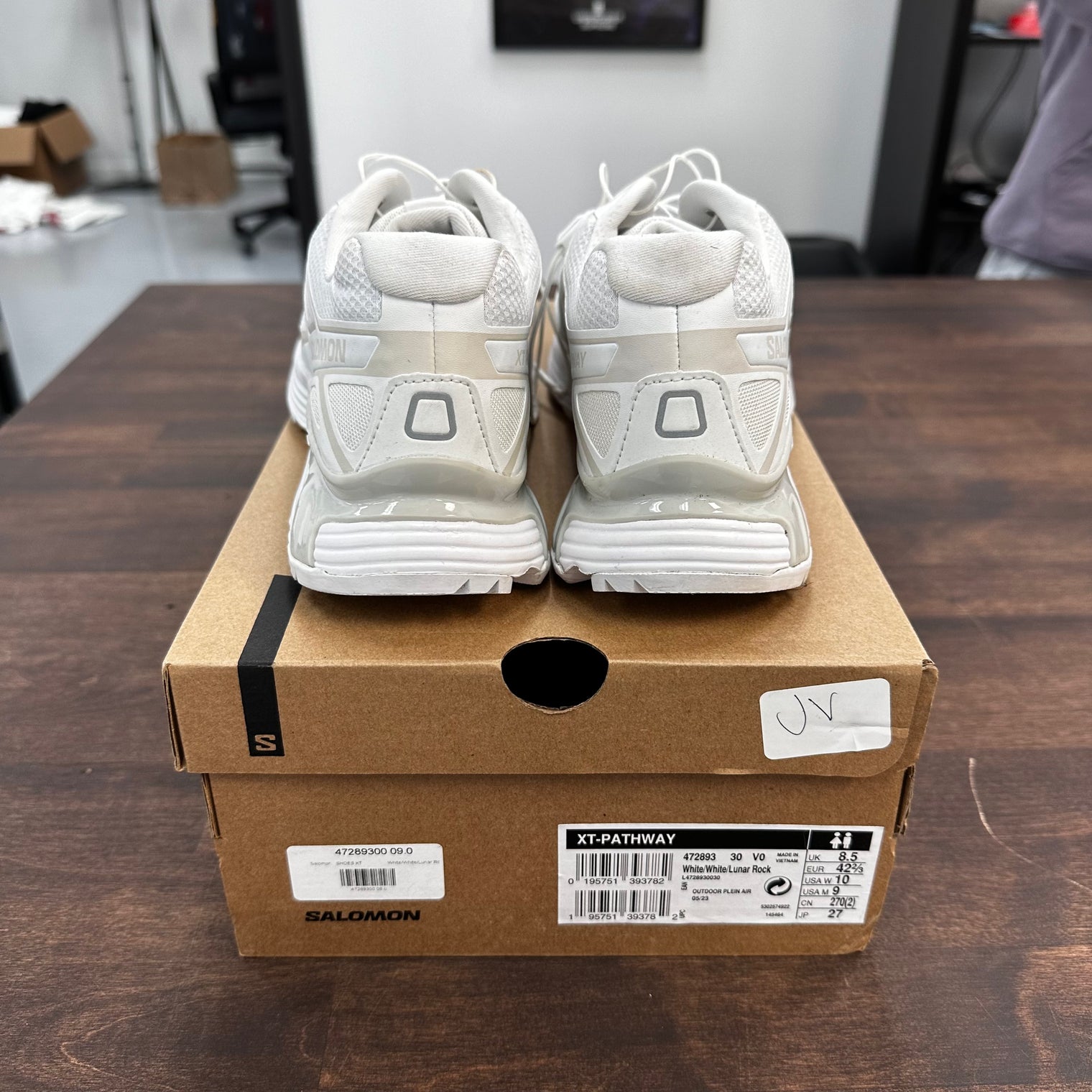 White Lunar Rock Salomon XT-Pathway (USED)