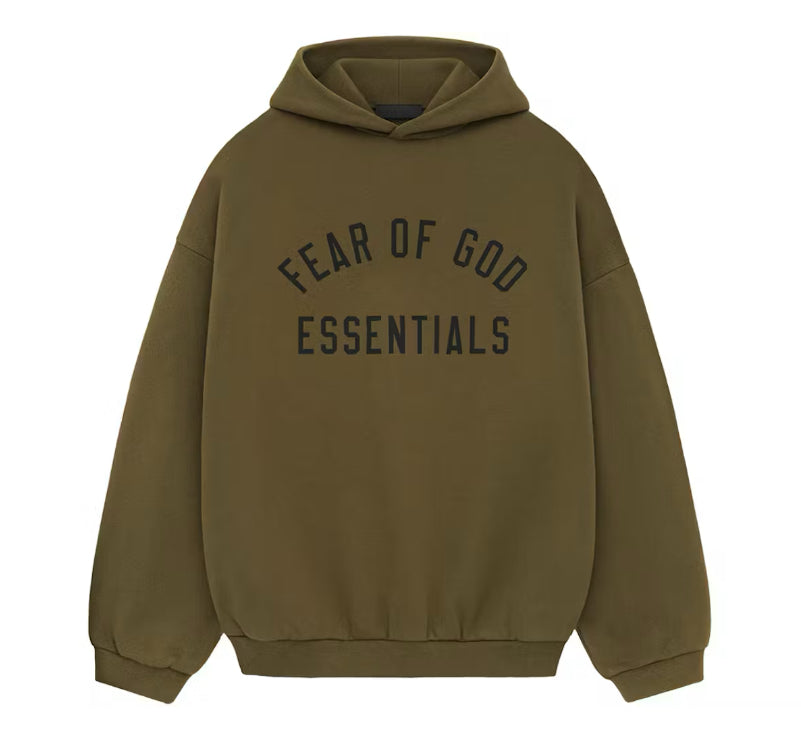 Essentials Fleece Hoodie Olive