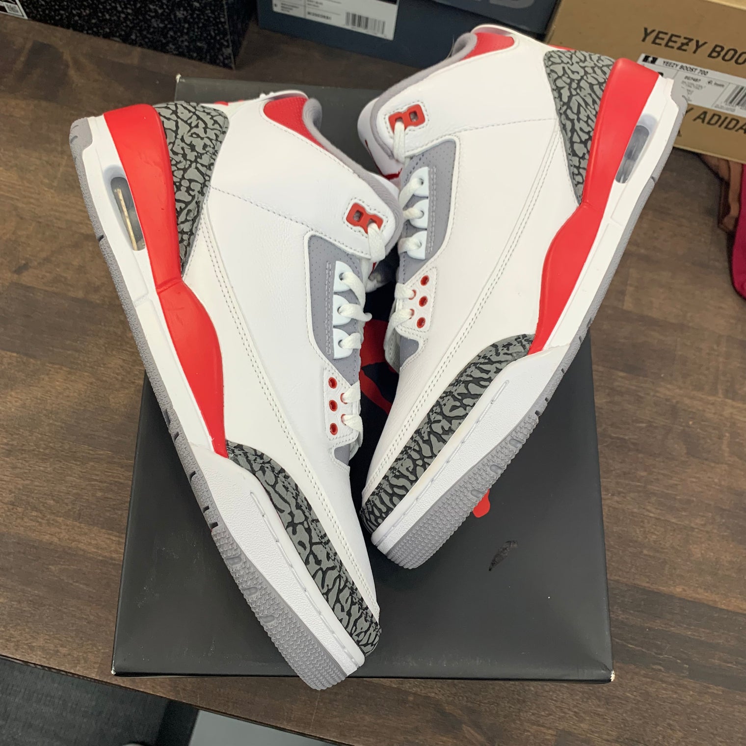 Fire Red Jordan 3 (USED)