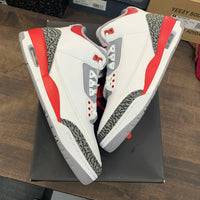 Fire Red Jordan 3 (USED)