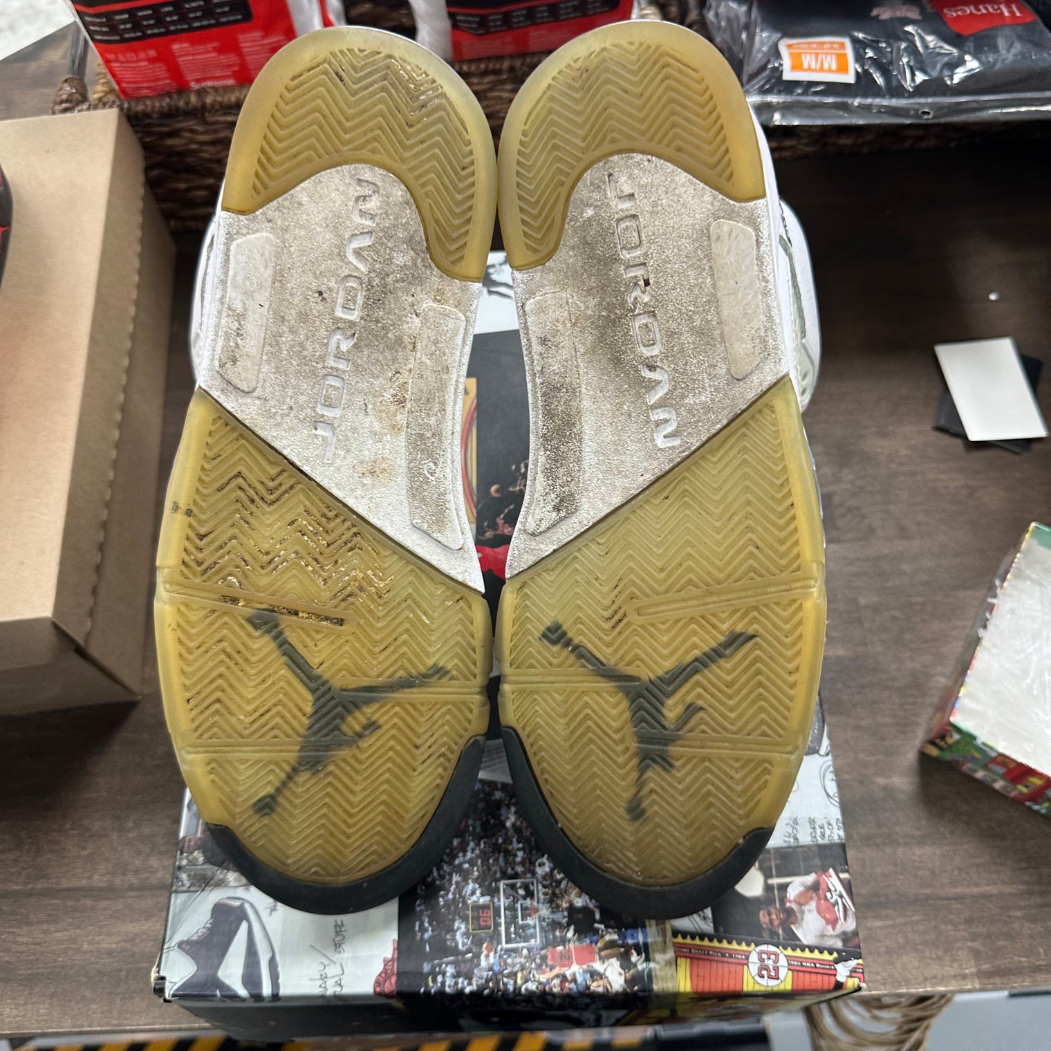 Metallic Jordan 5 (USED, No Box)