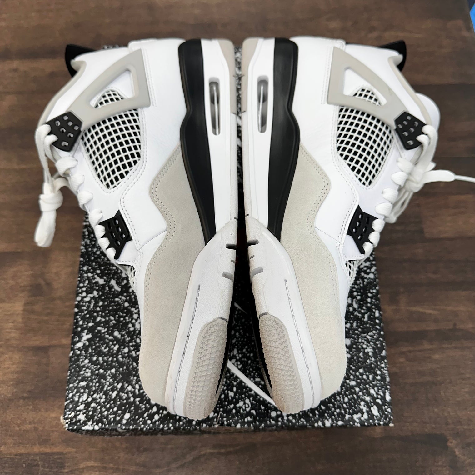 Military Black Jordan 4 (USED,No Box)