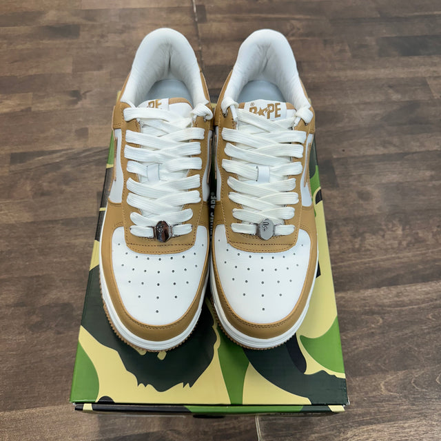 White Beige Bapesta Low (USED)