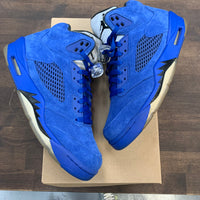 Blue Suede Jordan 5 Retro (USED,No Box)