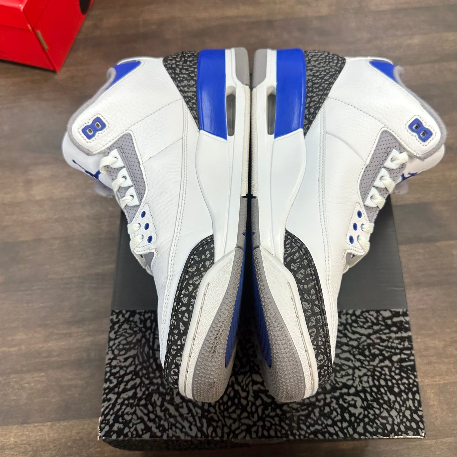 Racer Blue Jordan 3 (USED)