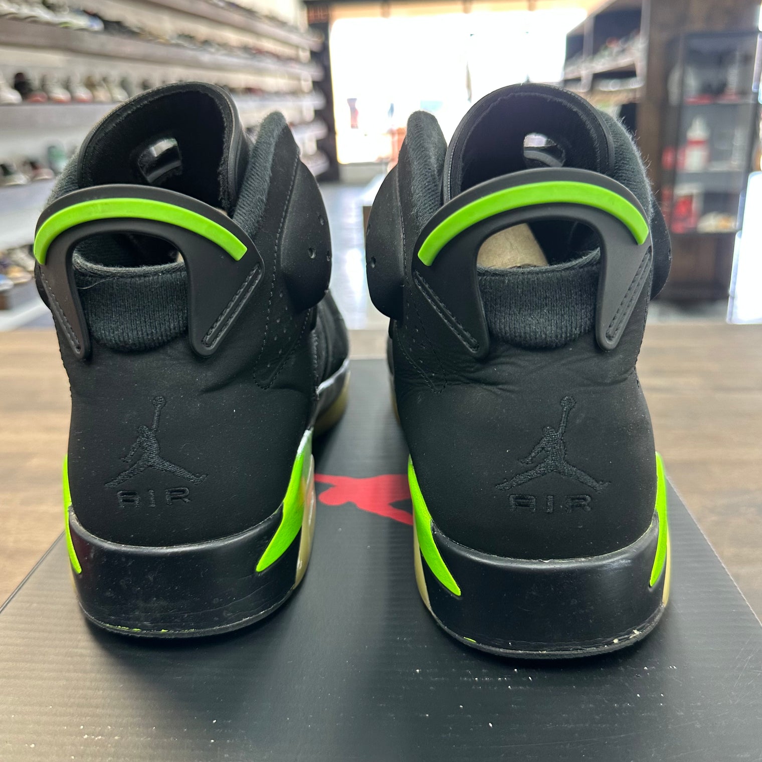 Electric Green Jordan 6 (USED)