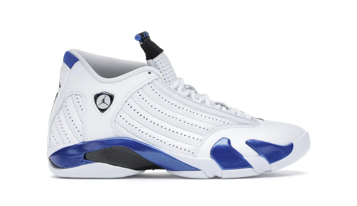 Jordan 14 White Hyper Royal