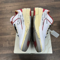 Off-White Varsity Red White Jordan 2 Low (USED)