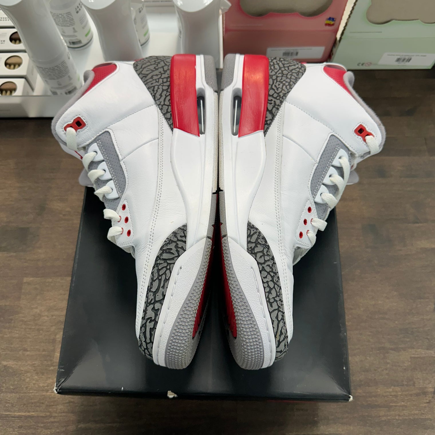Fire Red Jordan 3 (USED)
