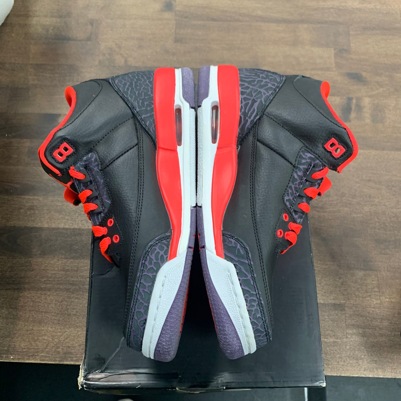 (GS) Crimson Bliss Jordan 3 (USED)