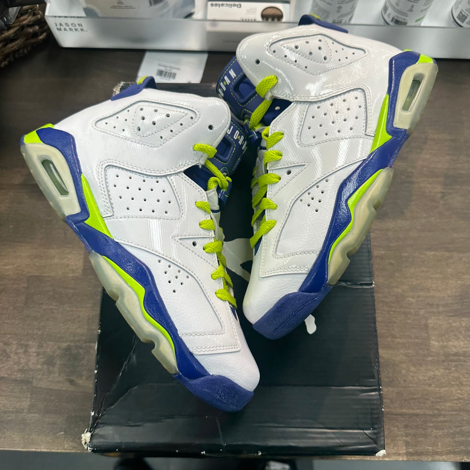 (GS) Fierce Green Jordan 6 (USED)
