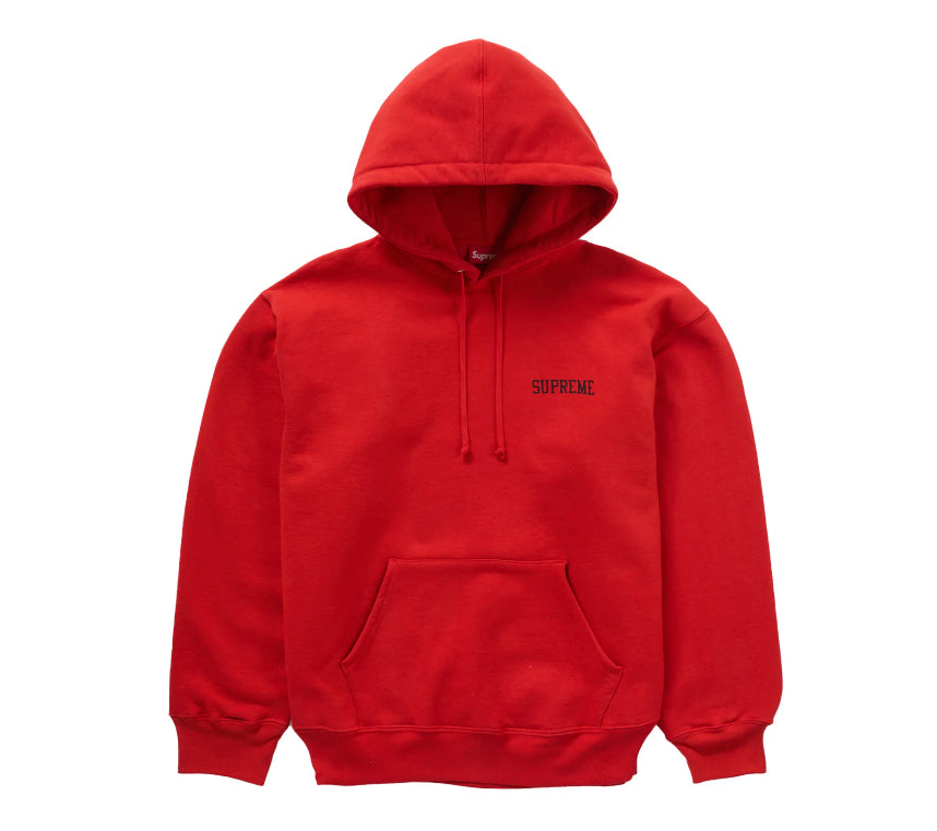 On God Supreme Hoodie Burnt Red