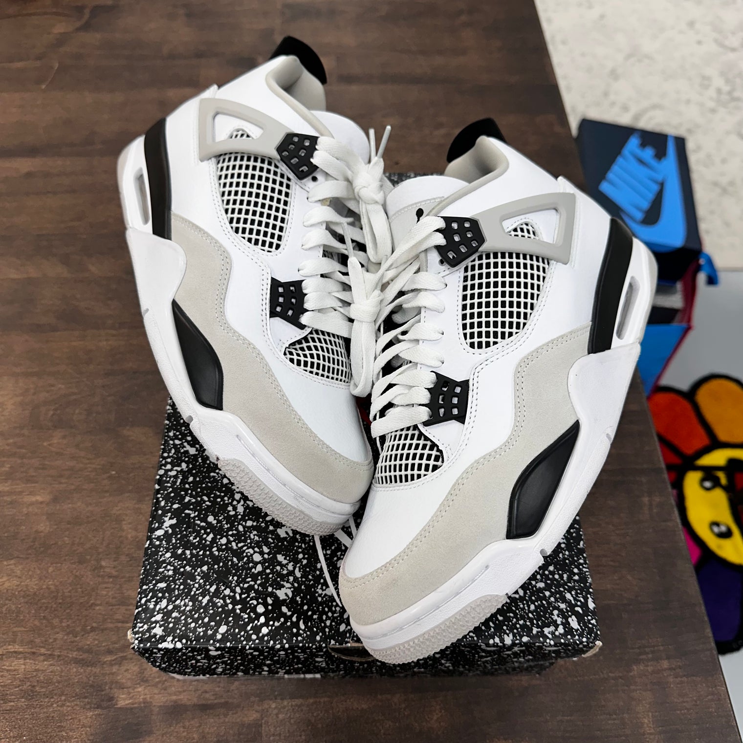 Military Black Jordan 4 (USED,No Box)