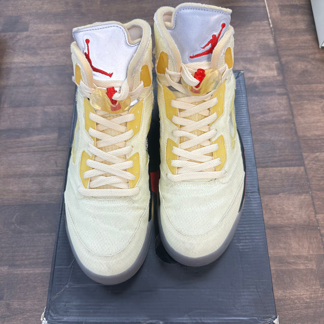 Off White Jordan 5 Sail (USED)