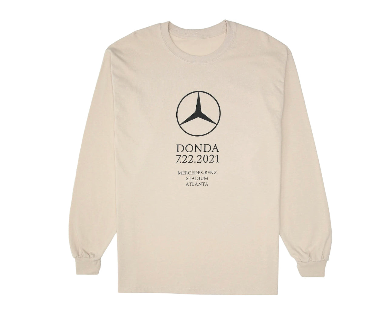 Kanye West Donda Atlanta Listening Event L/S Tee Cream