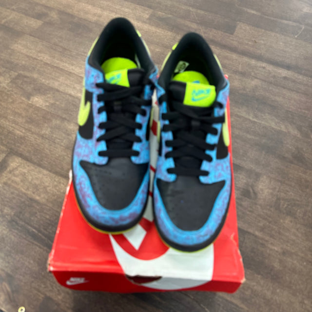 Nike Dunk Low Acid Wash Baltic Blue Volt (GS) (USED)