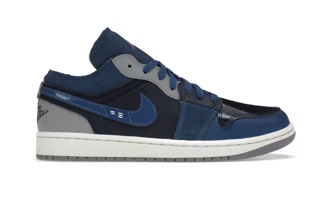 Obsidian French Blue Ashen Slate White Jordan 1 Low SE Craft