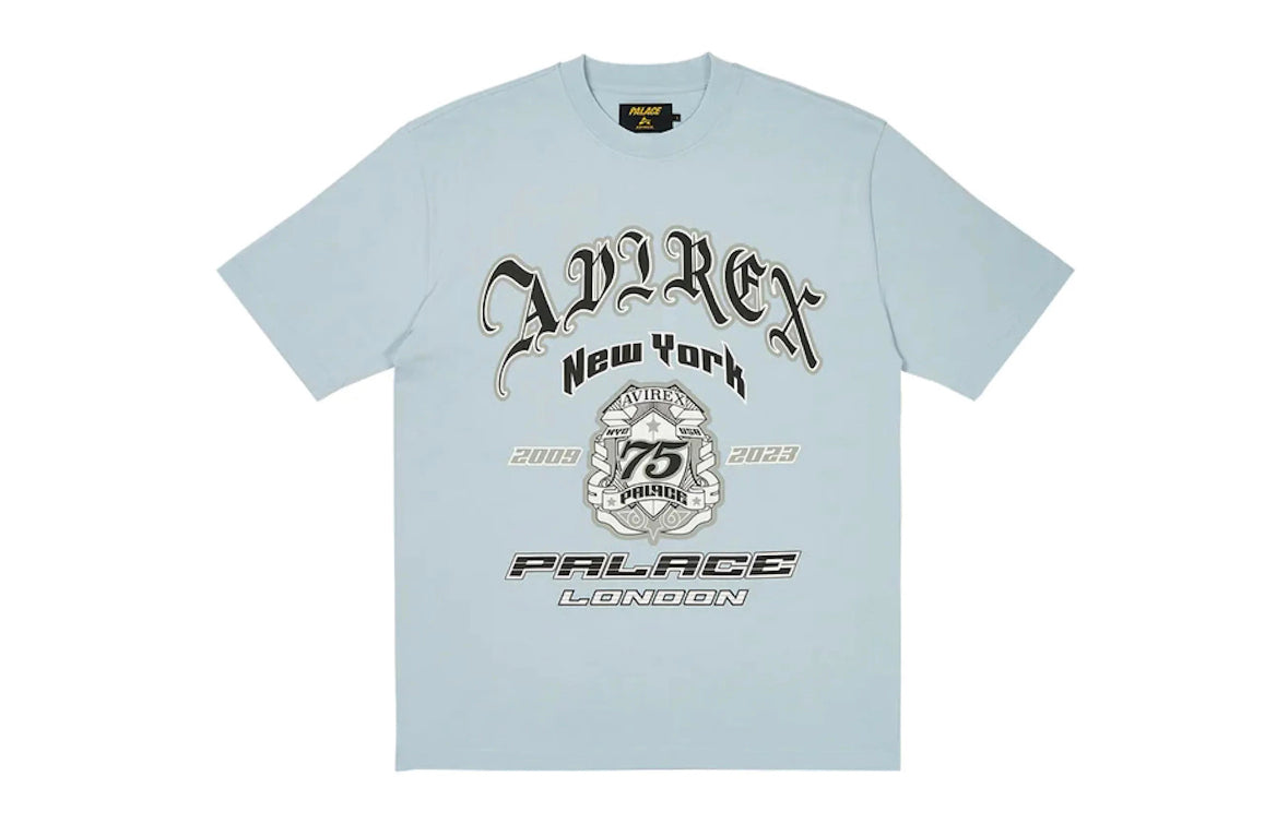 Palace Avirex Tee Chill Blue