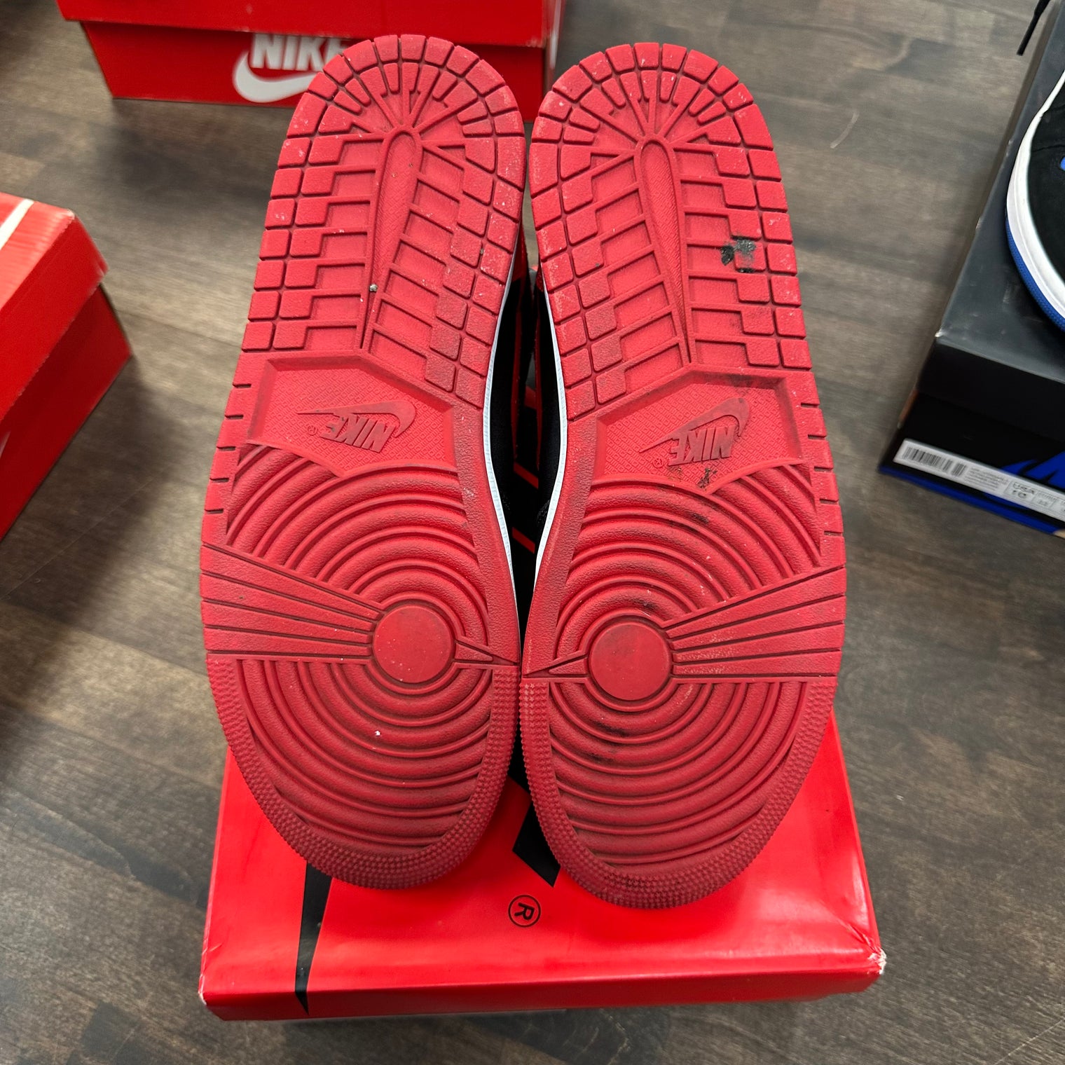 Satin Bred Jordan 1 High (W) (USED)