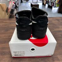 Off-White Nike Air Force 1 Black (USED,Replacement Box)