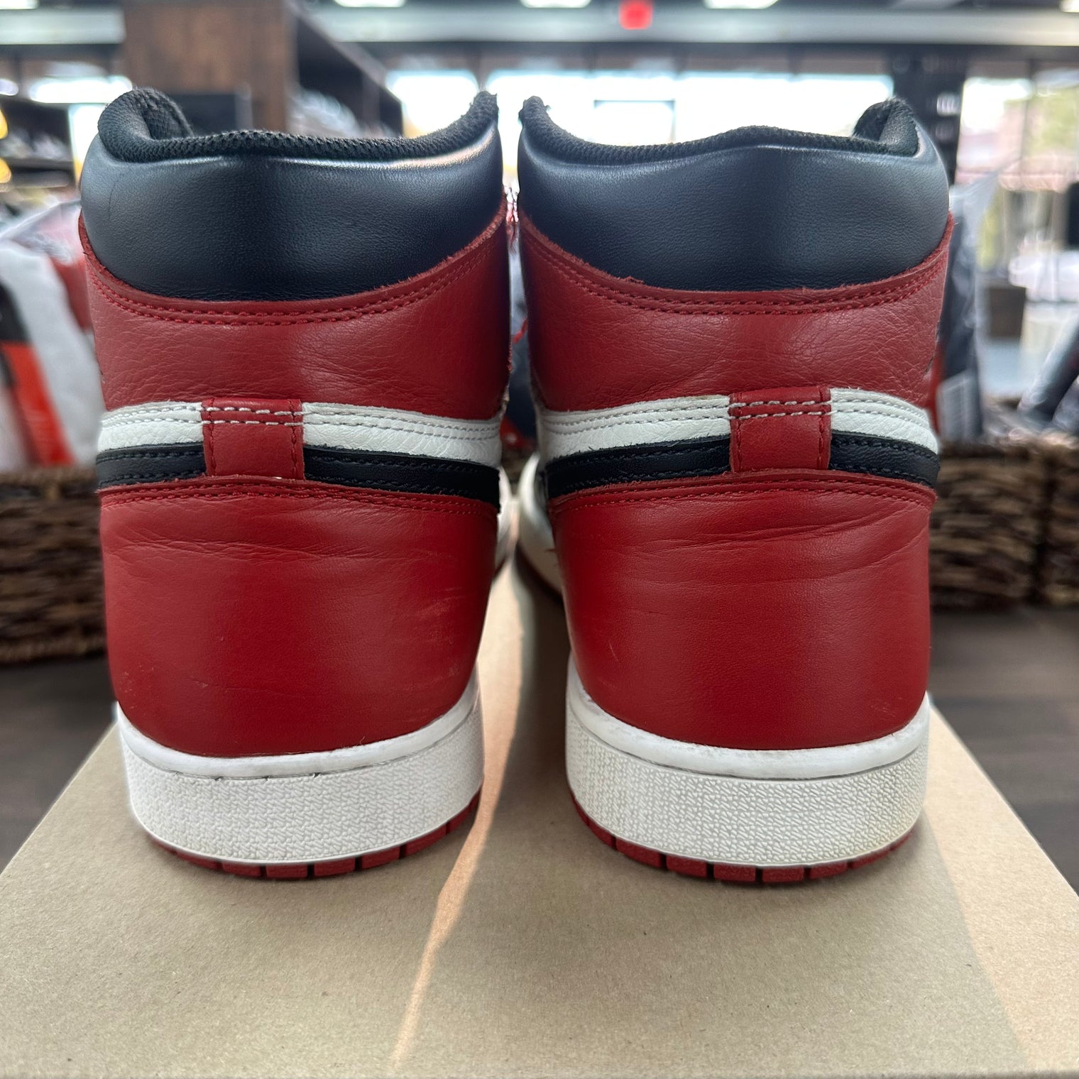 Bred Toe Jordan 1 High (USED, No Box)