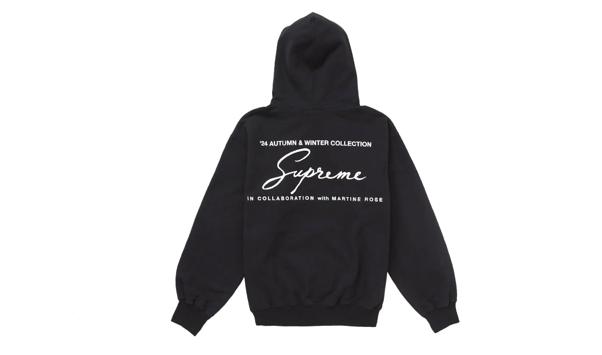 Martine Rose Supreme Hoodie Black (FW24)