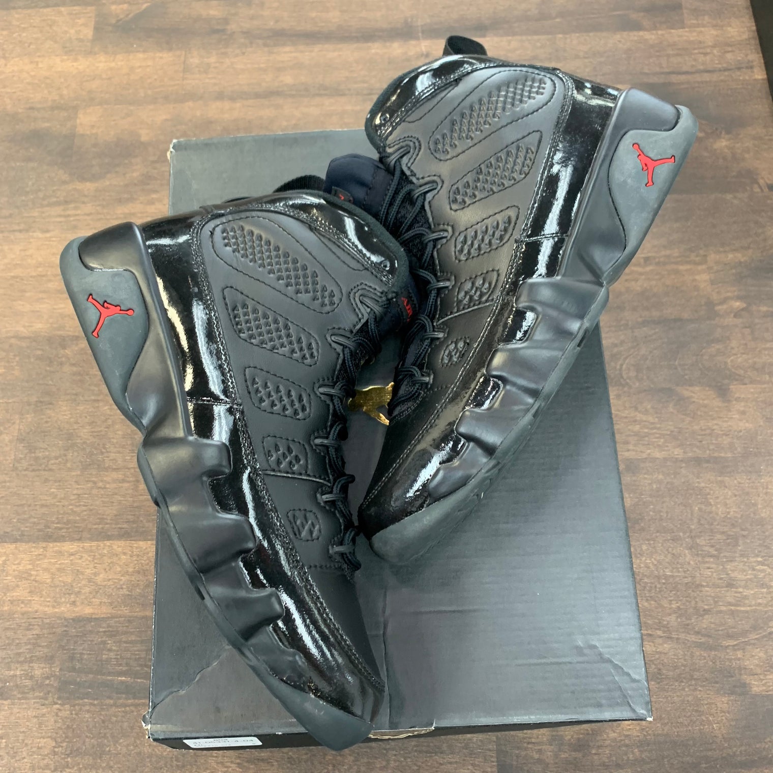 Air Jordan 9 Bred Patent (USED)