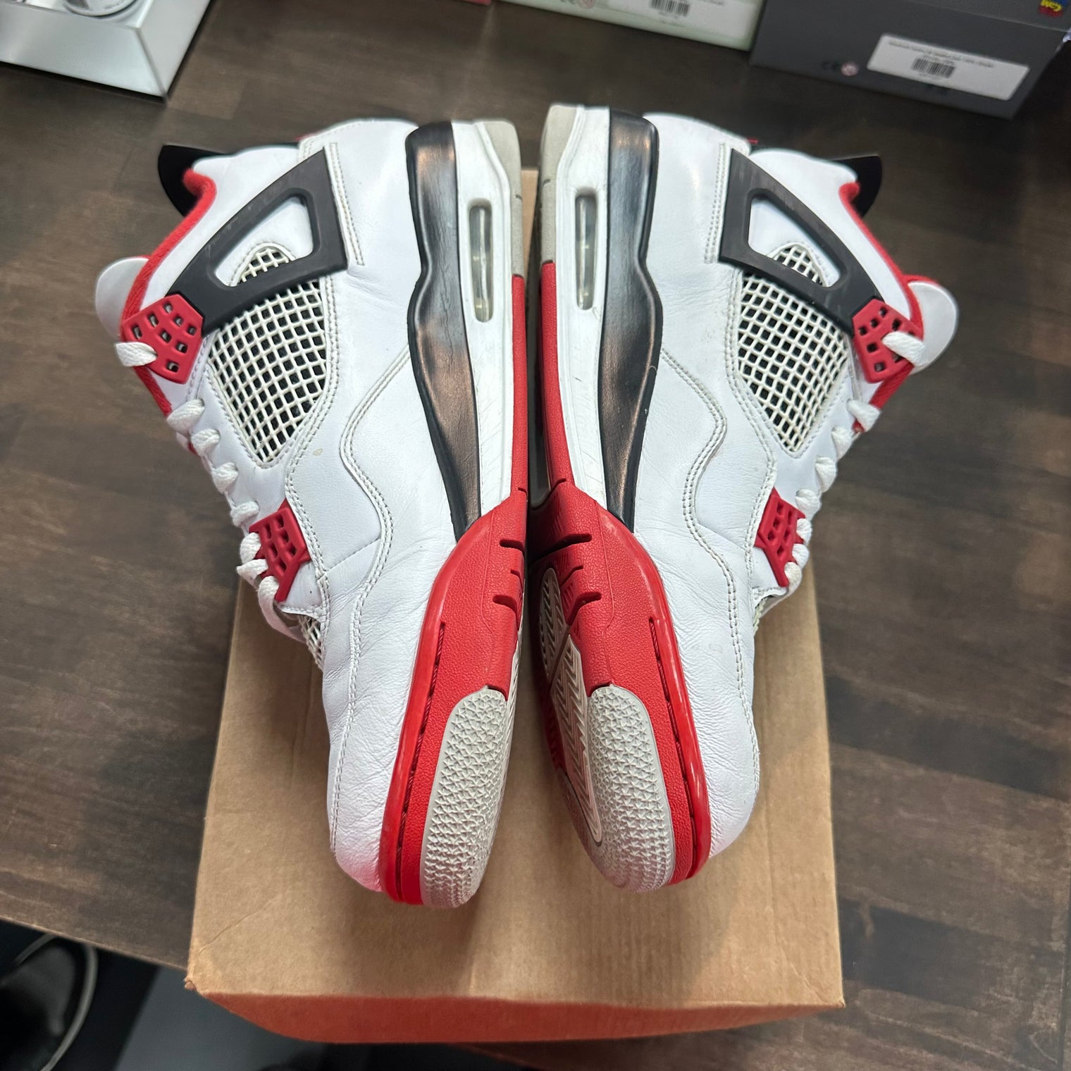 Fire Red Jordan 4 (USED, No Box)