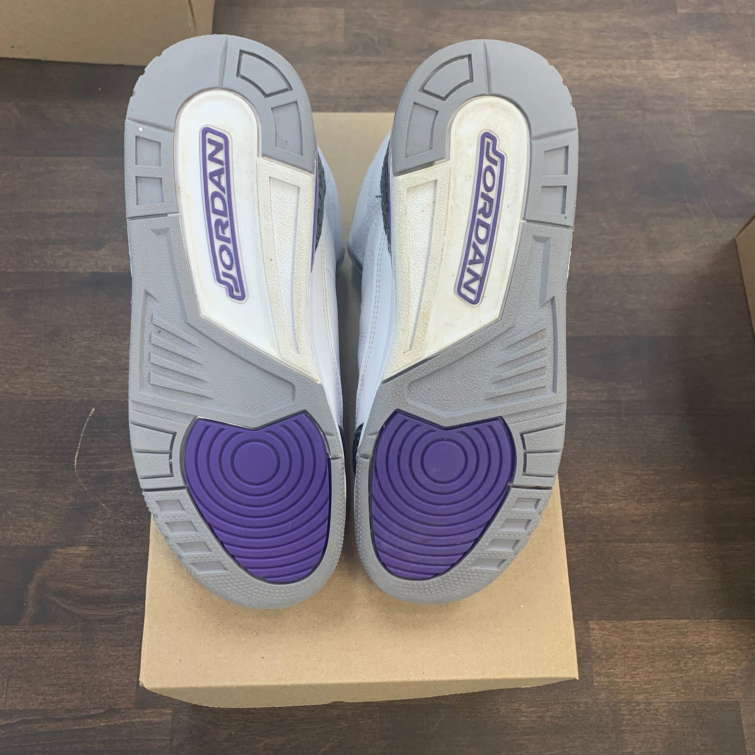 Jordan 3 GS Dark Iris (USED NO BOX)