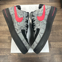 Snake Skin Red Nike ID Air Force 1 (USED)