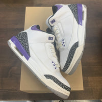 Jordan 3 GS Dark Iris (USED NO BOX)