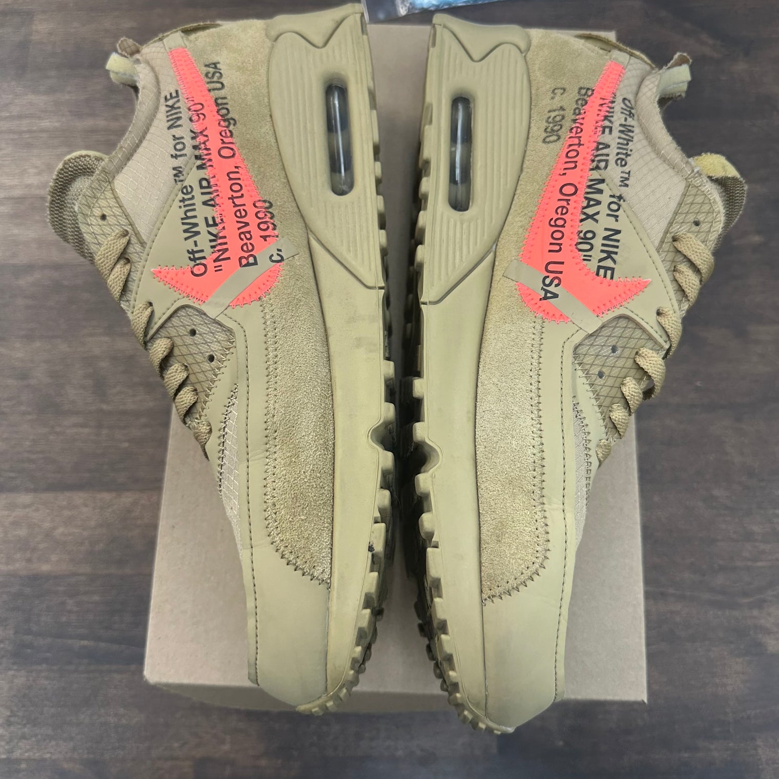 Desert Ore Air Max 90 Off-White (USED, No Box)