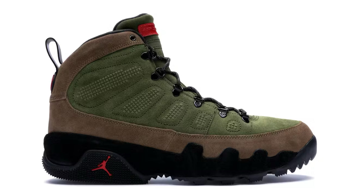 Jordan 9 Retro NRG Military Brown Legion Green