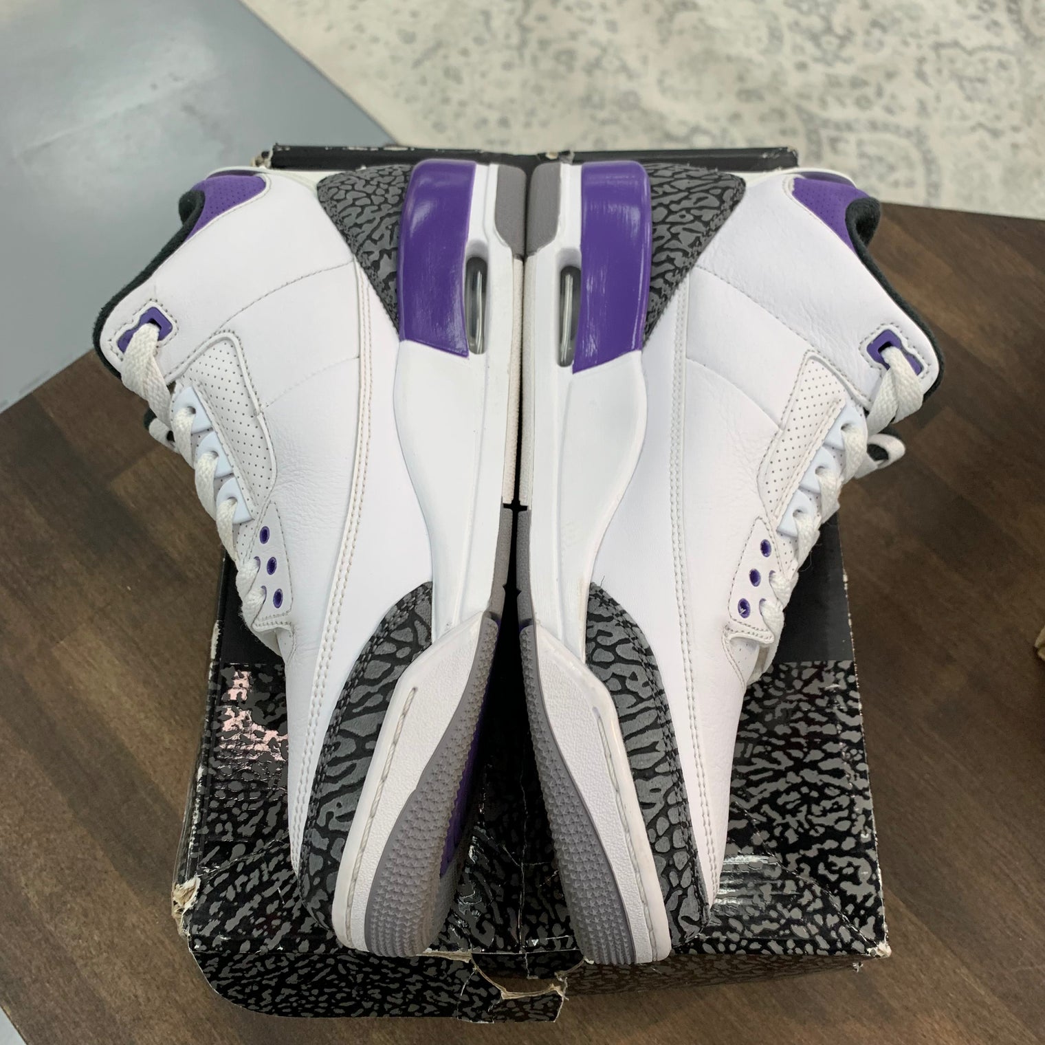 Dark Iris Jordan 3 (USED)