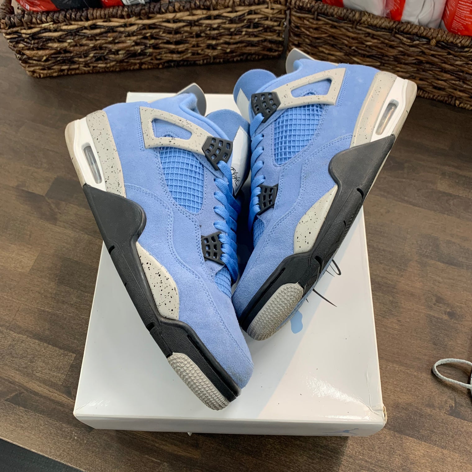 University Blue Jordan 4 (USED)
