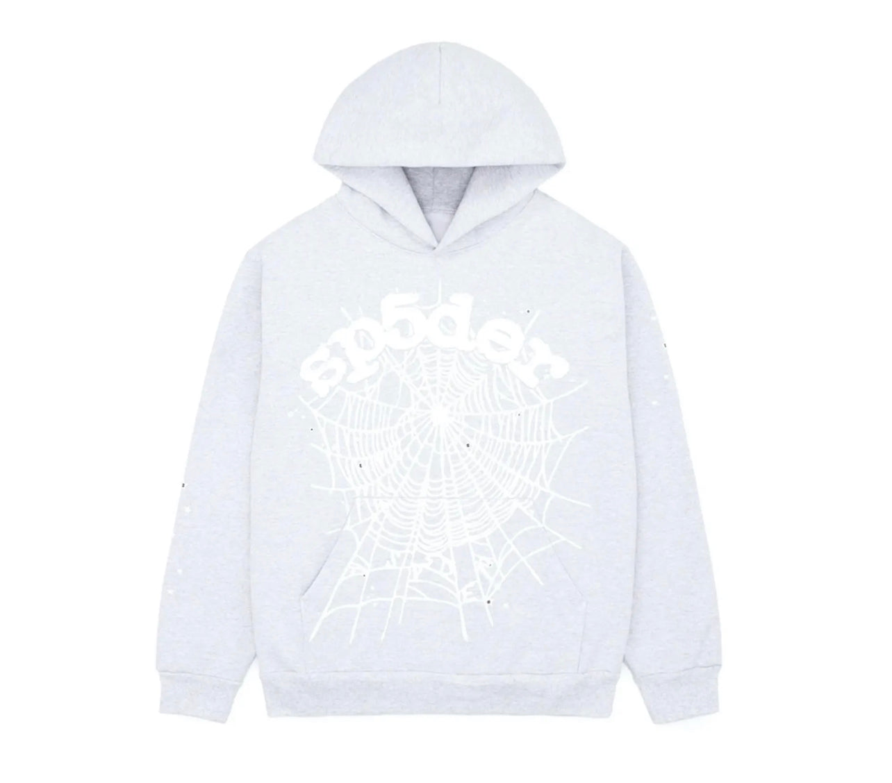 Sp5der OG Web Hoodie Heather Grey