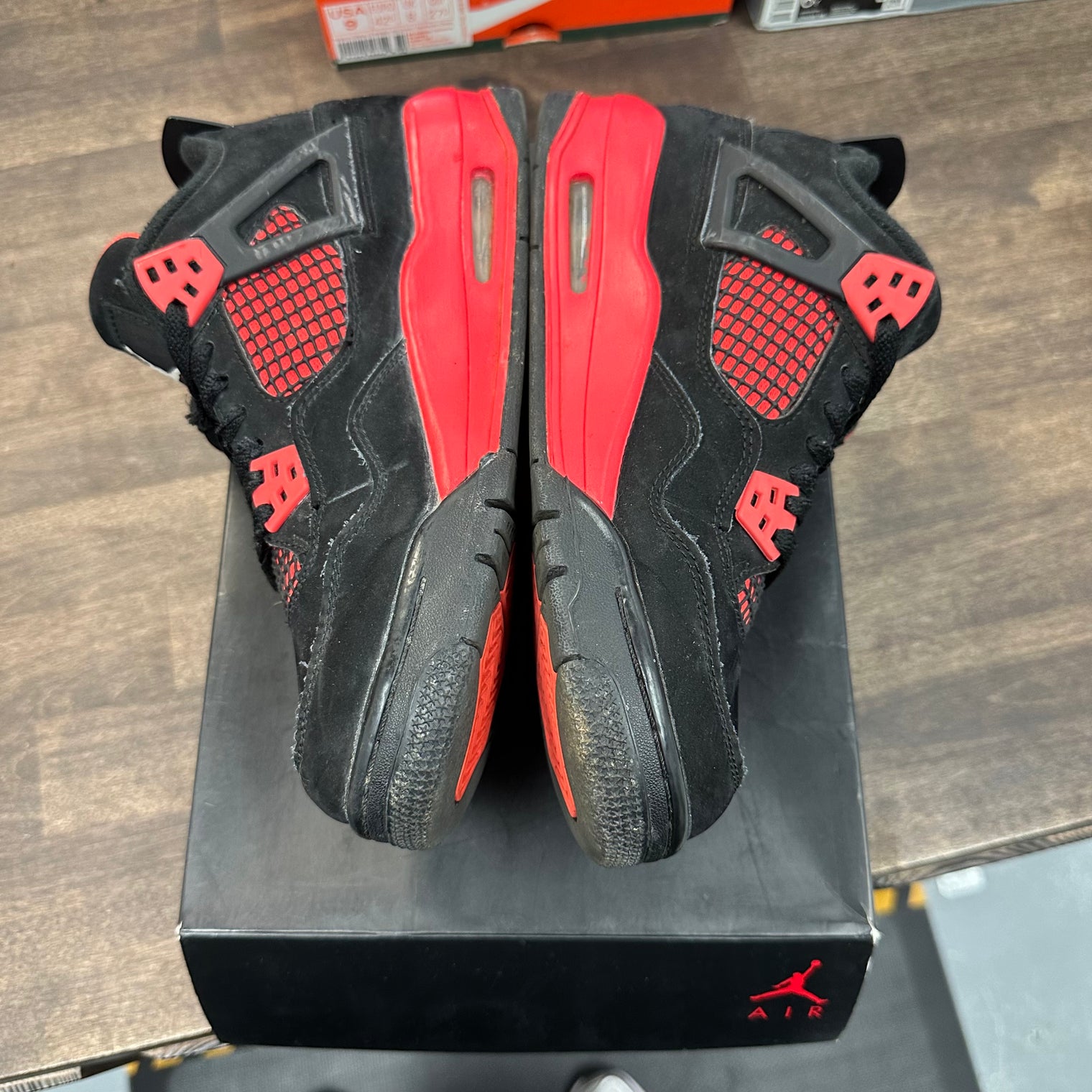 Red Thunder Jordan 4 (GS) (USED, No Box)