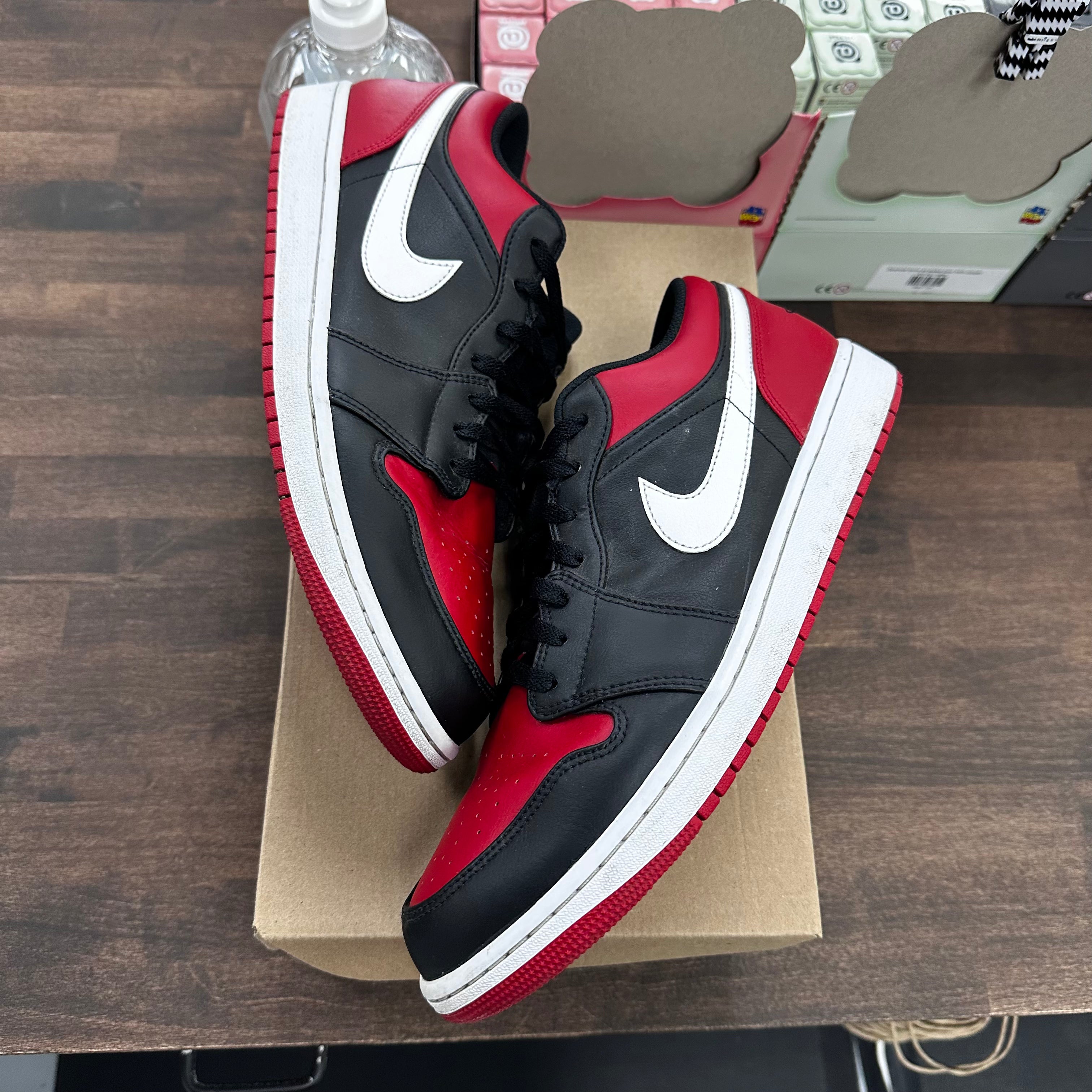 Bred Toe Jordan 1 Low (USED, No Box)