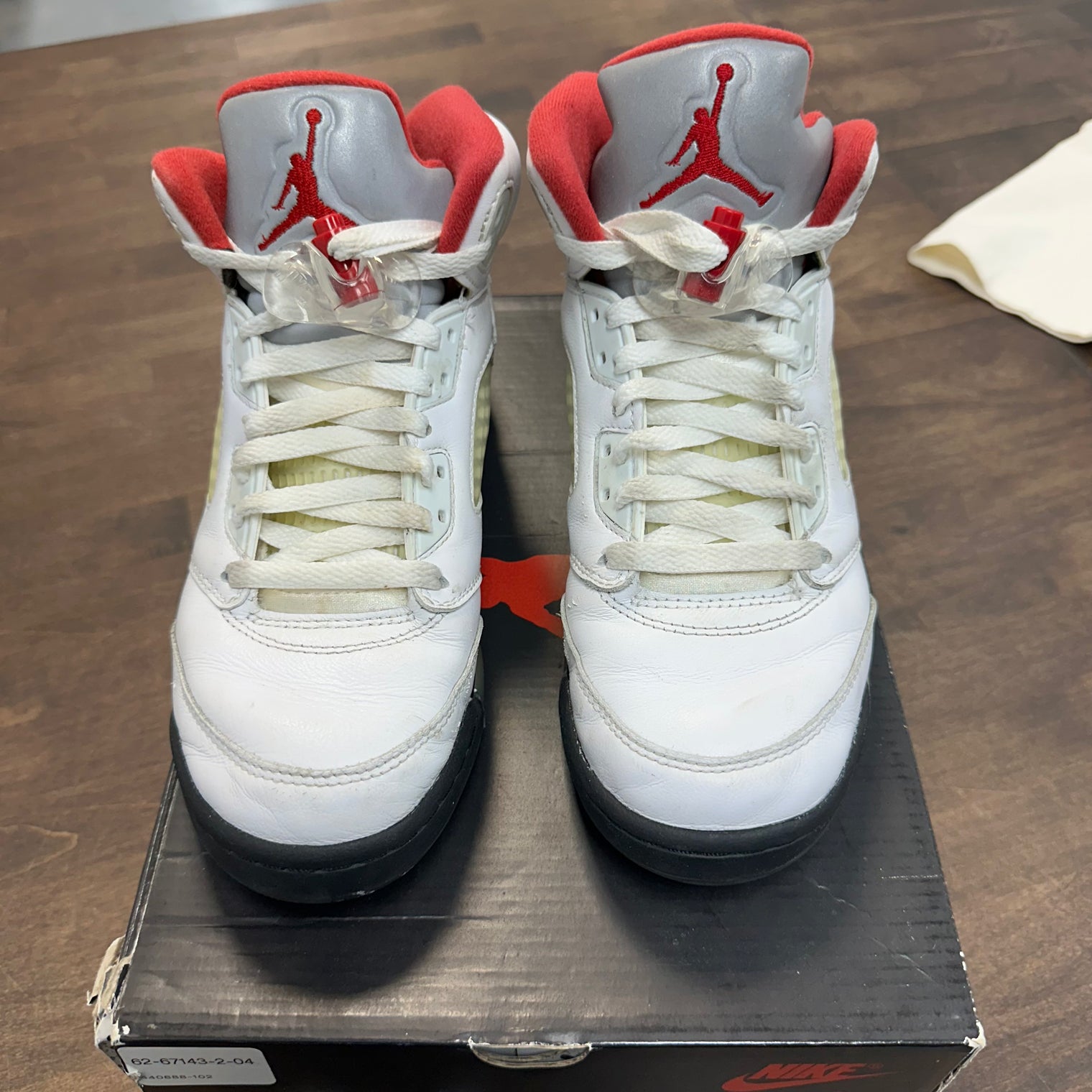 Fire Red Jordan 5 (USED)