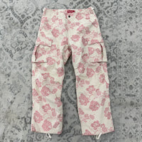 Supreme Floral Tapestry Cargo Pant Pink (USED)
