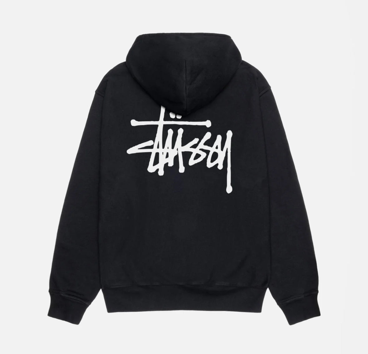 Stussy Basic Pigment Dyed Hoodie Black