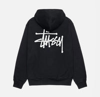 Stussy Basic Pigment Dyed Hoodie Black