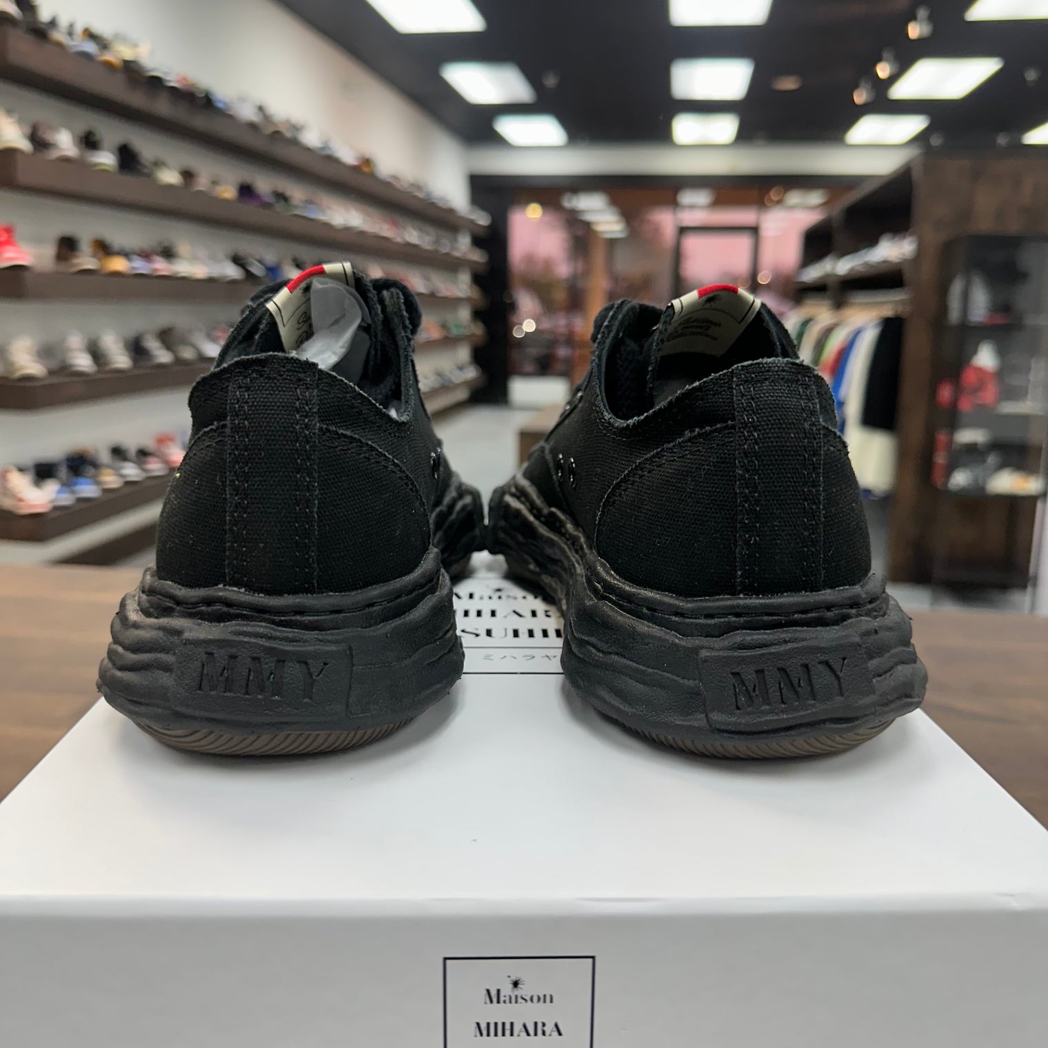 Maison Mihara Yashuhiro Hank OG Soles Low Black Black (USED)
