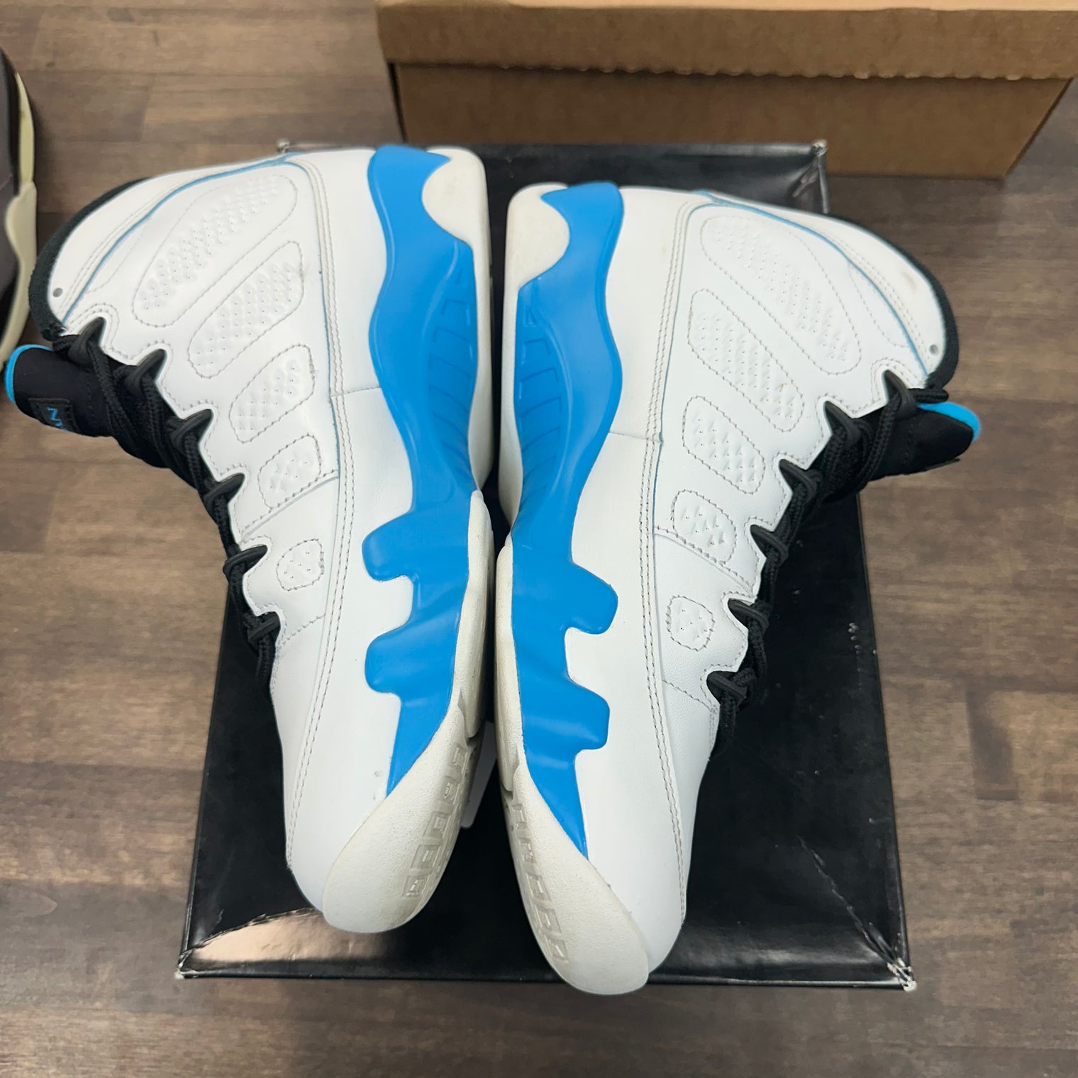 Powder Blue Jordan 9 (USED)