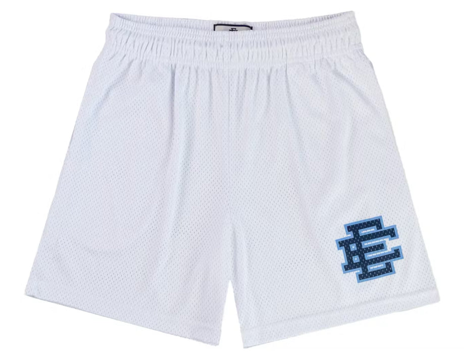 Eric Emanuel Basic Short White Navy (SS24)