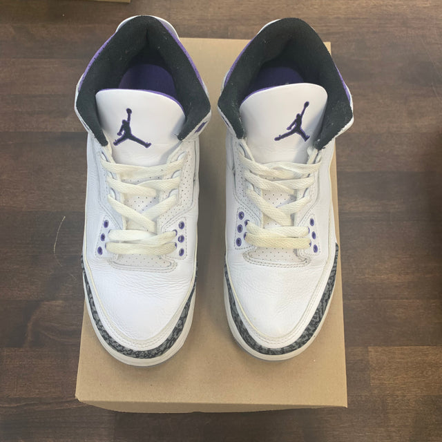 Jordan 3 GS Dark Iris (USED NO BOX)