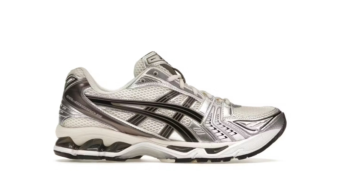 Cream Metallic Plum Asics Gel Kayano 14