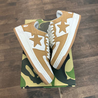 White Beige Bapesta Low (USED)