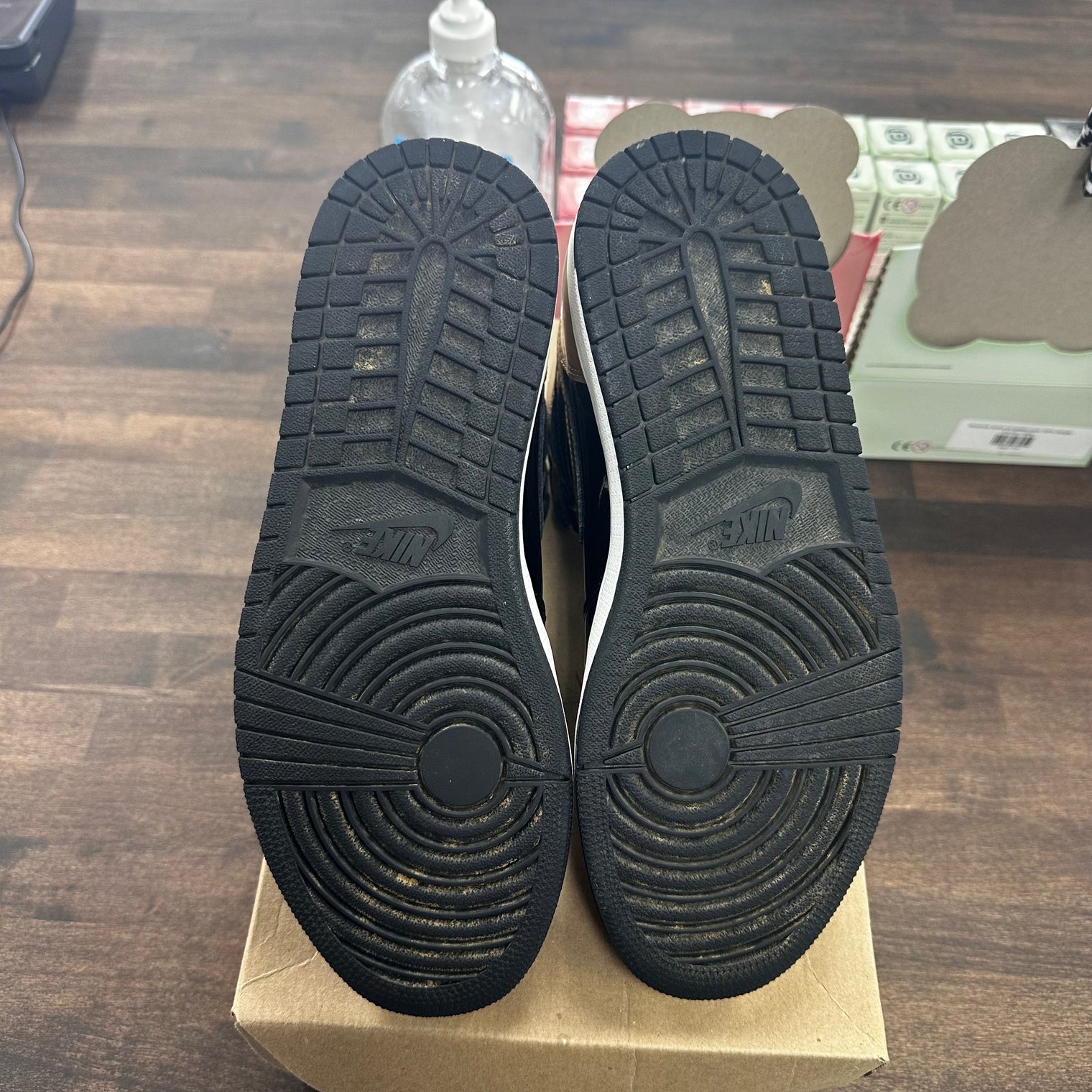Patent Gold Toe Jordan 1 High (USED, No Box, No Insoles)